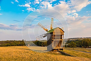 Traditional windmill in Pirogovo