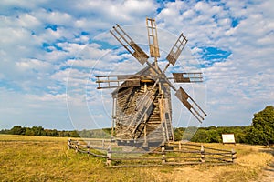 Traditional windmill in Pirogovo