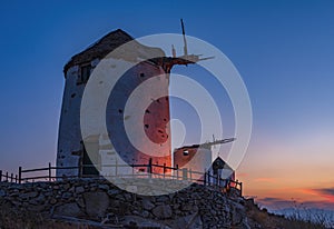 Traditional windmills, Greece