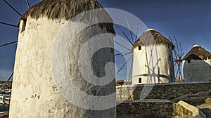 Windmills, Mykonos, Greece