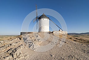 Traditional windmills in Spain