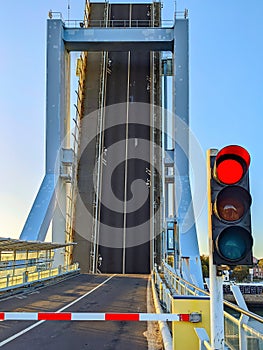 Boat bridge Ribeira Porto Portugal