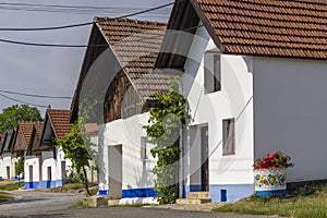 Traditional wine cellars in Blatnice pod Svatym Antoninkem, Slovacko, Southern Moravia, Czech Republic