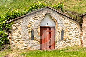 Traditional Wine Cellars - Vrbice, Czech Republic, Europe