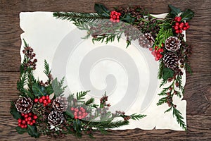 Traditional Winter Border