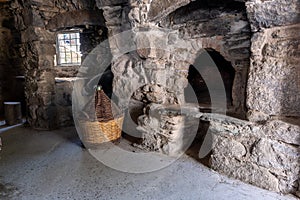 Traditional wood oven in Volax, Greece