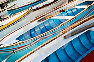 Traditional wooden boats