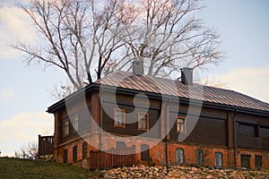 Traditional wooden cottage