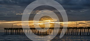 Nags Head Fishing Pier at Dawn photo