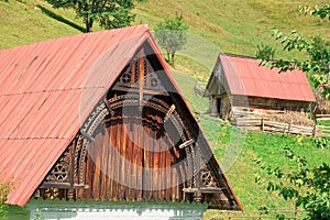 Traditional Wooden House In Romania