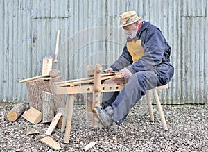 Traditional woodworker