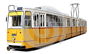 Orange tram photo