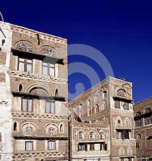 Traditional Yemeni heritage architecture design