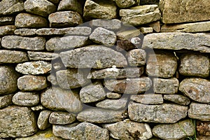 Traditional Yorkshire dry stone wall background