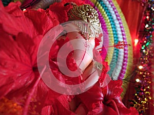 Traditionally celebration of ganapati festival