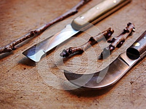 Traditionals grafting knives