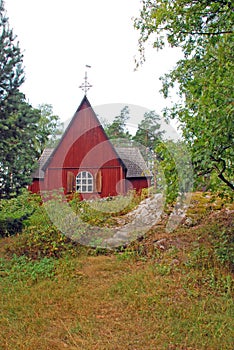 Traditionnal Finnish church