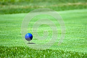 Traditonal Blue Golf Tee Marker