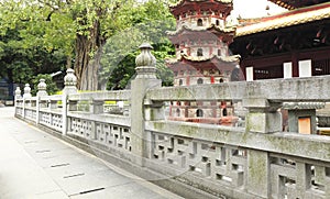 stone balustrade