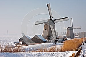 Traditonal windmills in the Netherlands