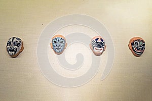 Tradtional art craft face mask of peking opera