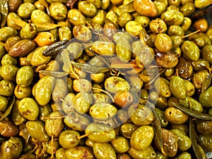 Tradtional Mediterranean style olives for sale