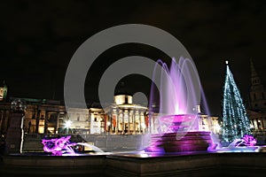 Trafalgar Square at Night