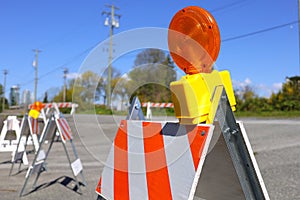 Traffic Barricade lamp