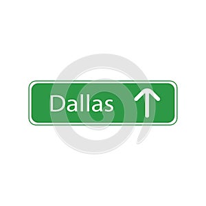 Traffic boards of dallas city of usa