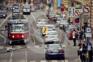Traffic in Brno