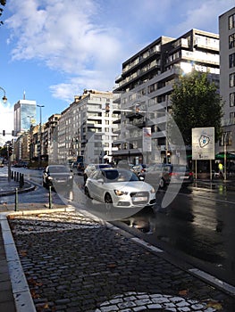 Traffic in Brussels