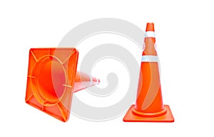 Traffic cone isolated