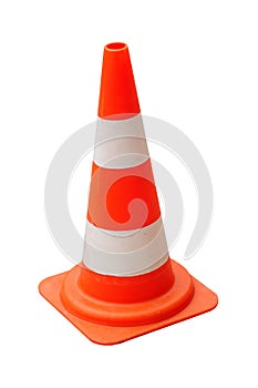 Traffic cone isolated