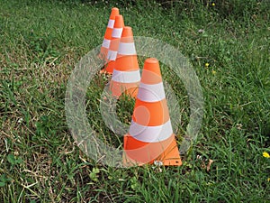 traffic cone sign