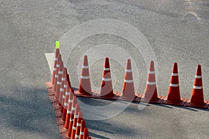 Traffic cones pattern