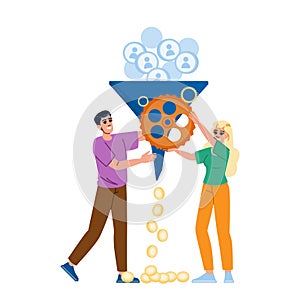 traffic conversion rate optimization cro vector