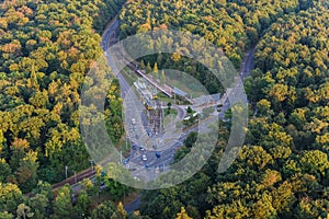 Traffic crossing of trains and cars