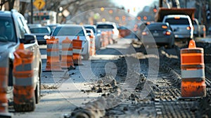 Traffic data collected from ongoing construction projects is used to plan alternate routes and minimize disruption to photo