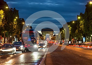 Traffic flow in Paris