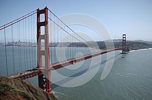 Traffic on Golden Gate Bridge