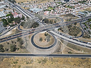 Traffic at Guadalajara's Vallarta Avenue and Periferico Crossroad - Photo photo