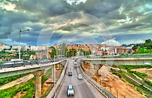 Traffic interchange in Constantine, Algeria