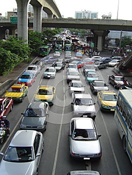 Traffic jam Bangkok photo