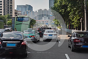 traffic jam on main street