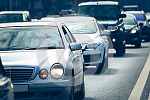 Traffic jam in Moscow