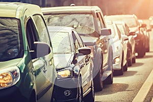 Traffic jam in Moscow