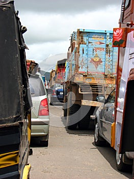 Traffic Jammed India photo