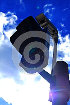 Traffic light with camera