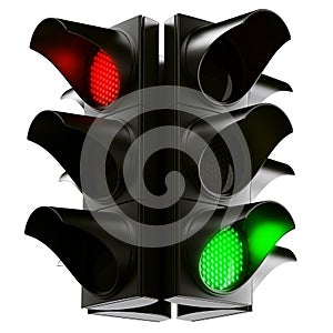 Traffic light cross