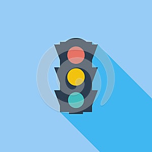 Traffic light icon.